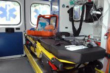 photo intérieur de l'ambulance